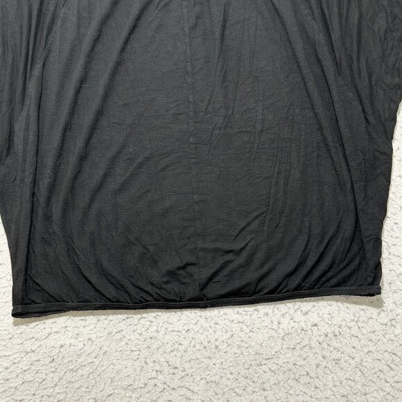 Ann Taylor LOFT Women's Large Black Short Sleeve Pullover TShirt Top Lightweight - Picture 12 of 12